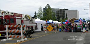 it is only 1pm and the crowd is gathering