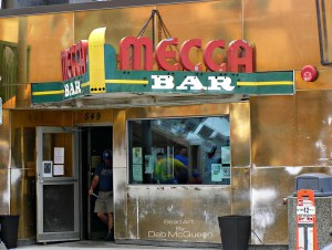The famous Mecca Bar